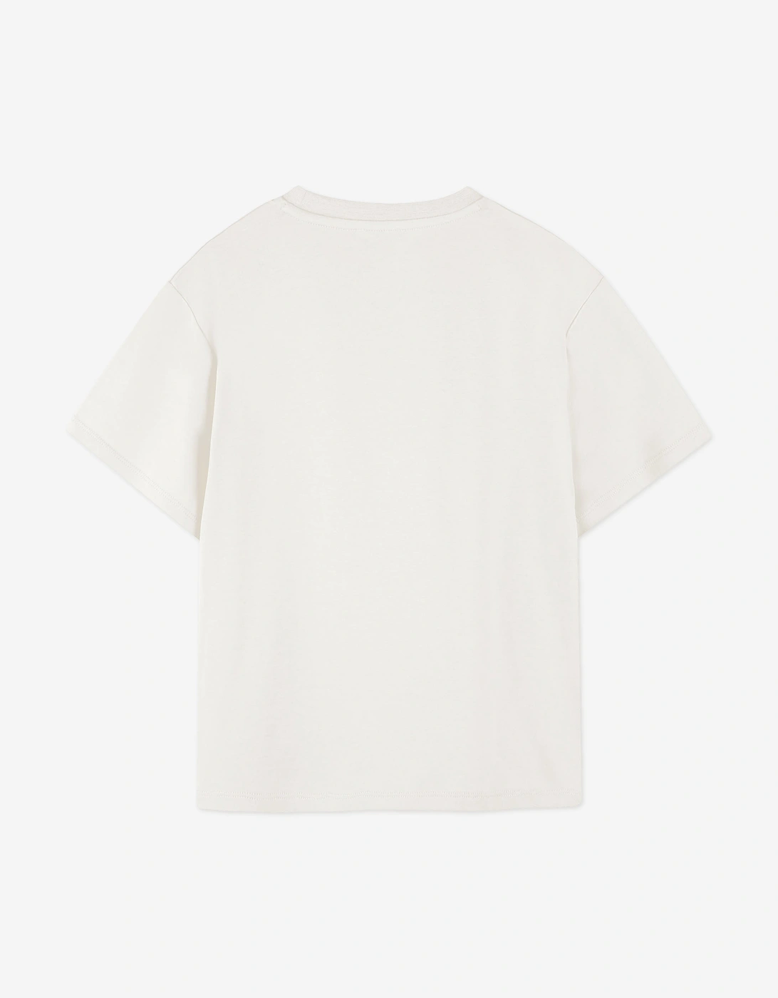 Kids Logo Print T-Shirt in Ivory