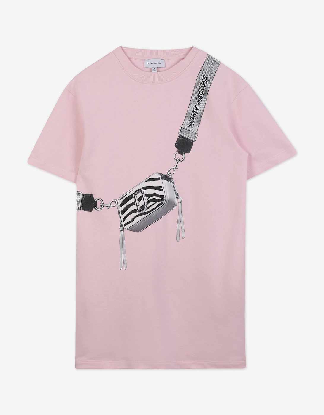 Girls Snapshot Bag Print T-Shirt in Pink, 5 of 4