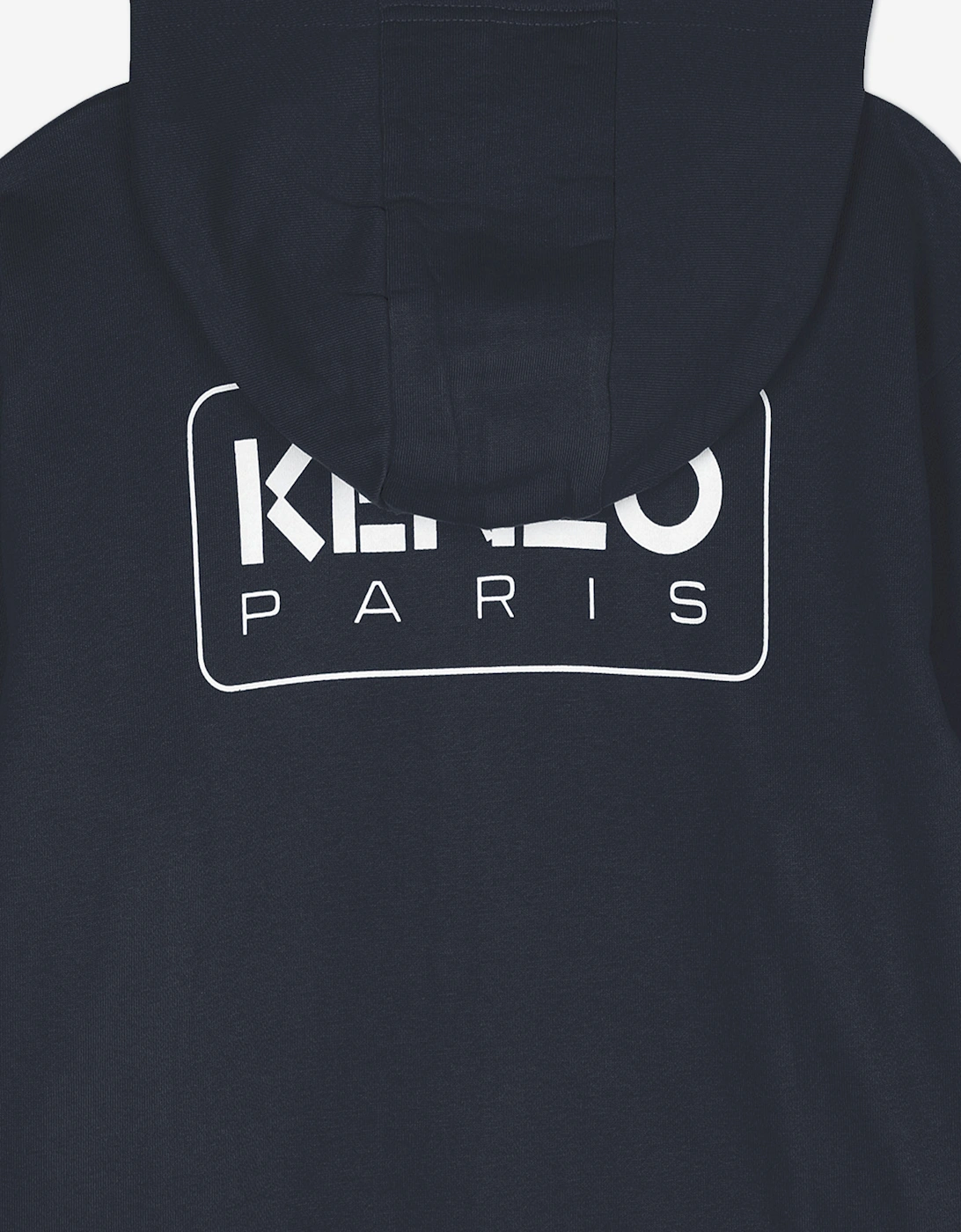 Kids Logo Zip Up Top in Navy