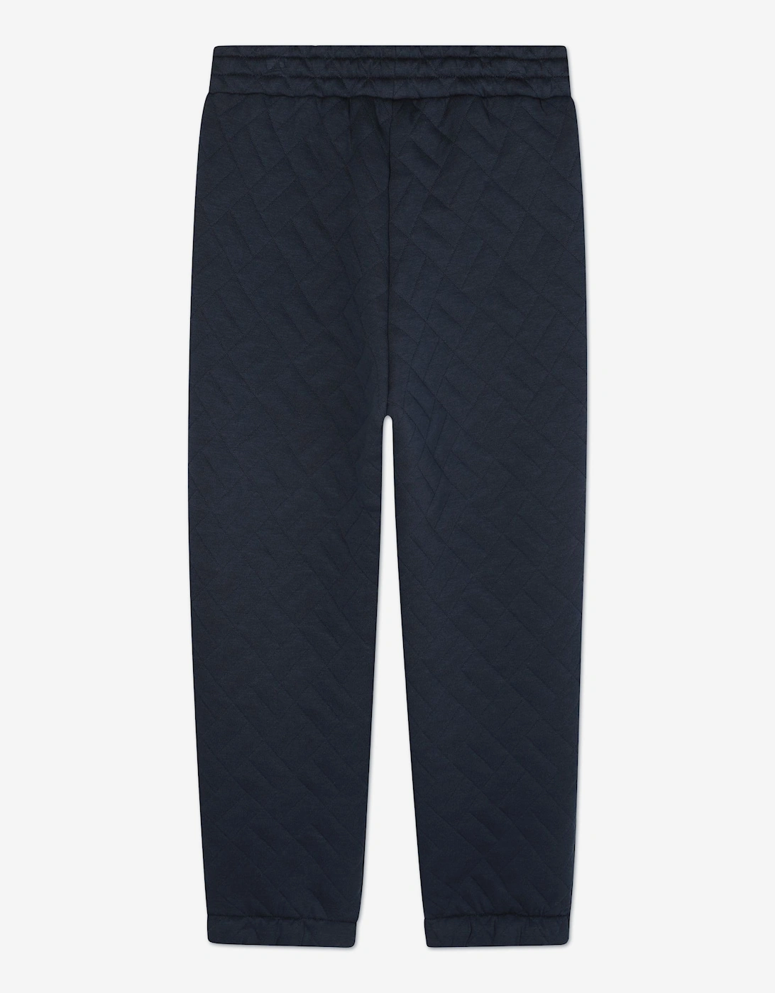 Boys Weave Patterned Tracksuit in Navy