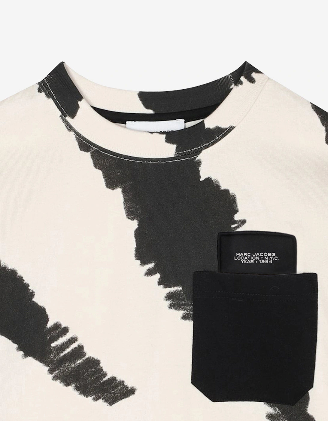 Boys Zebra Print T-Shirt in Black