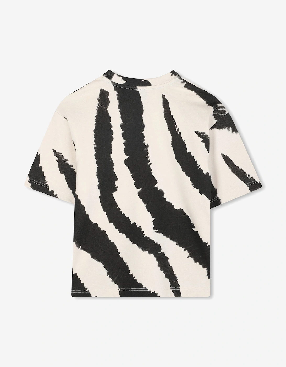 Boys Zebra Print T-Shirt in Black