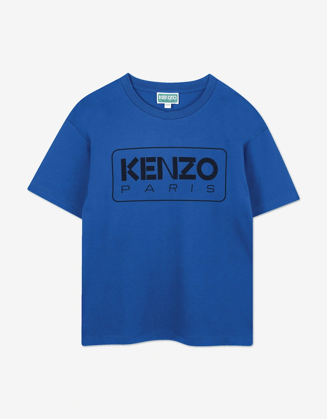 Kids Logo Print T-Shirt in Blue, 4 of 3