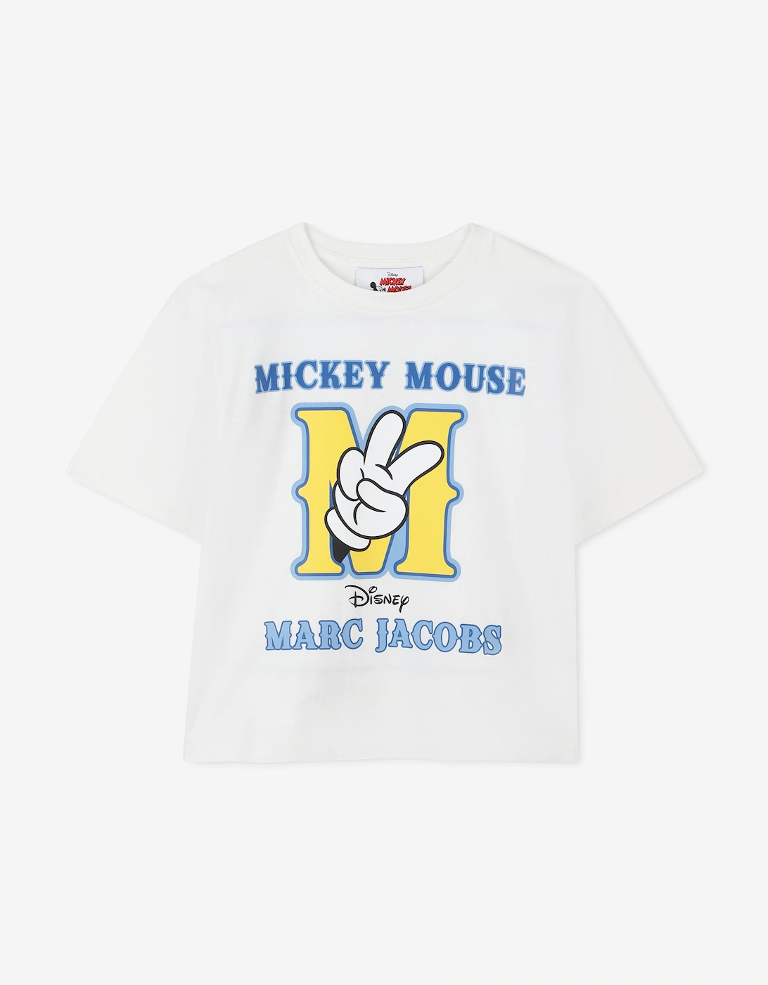 Boy's MARC JACOBS Boys Mickey Mouse T-Shirt in Ivory - Cream - Size: 14 years