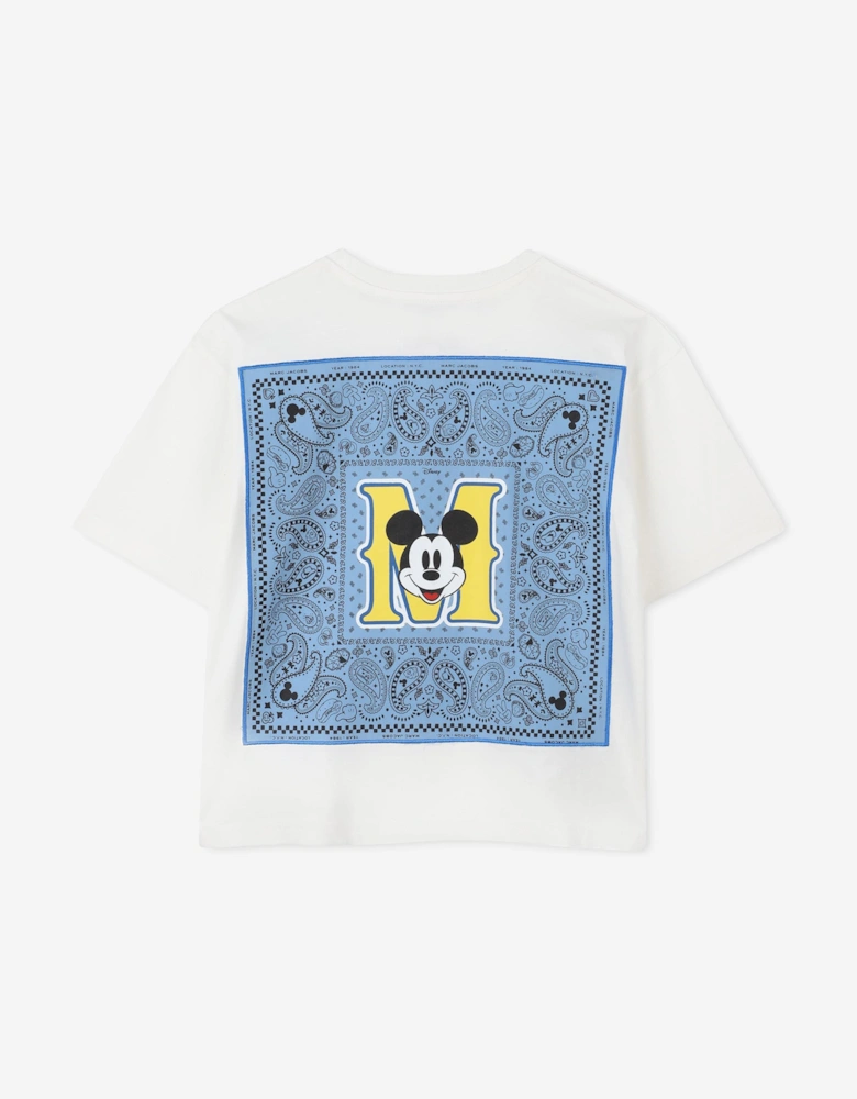 Boys Mickey Mouse T-Shirt in Ivory
