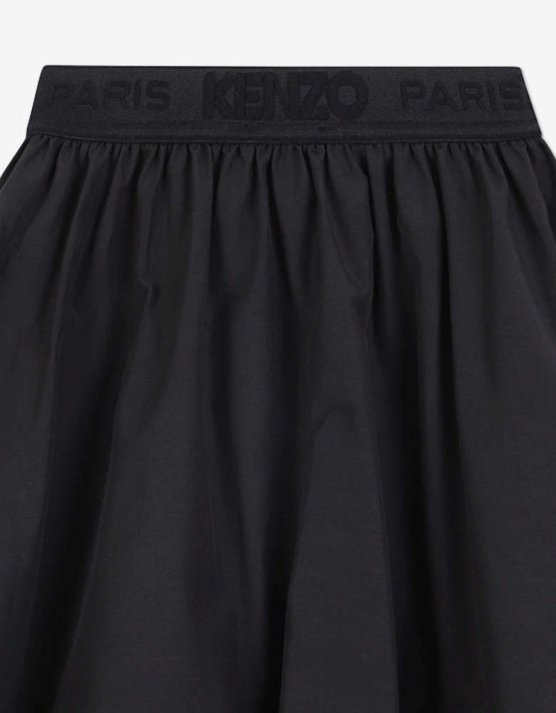 Girls Flared Skirt in Navy