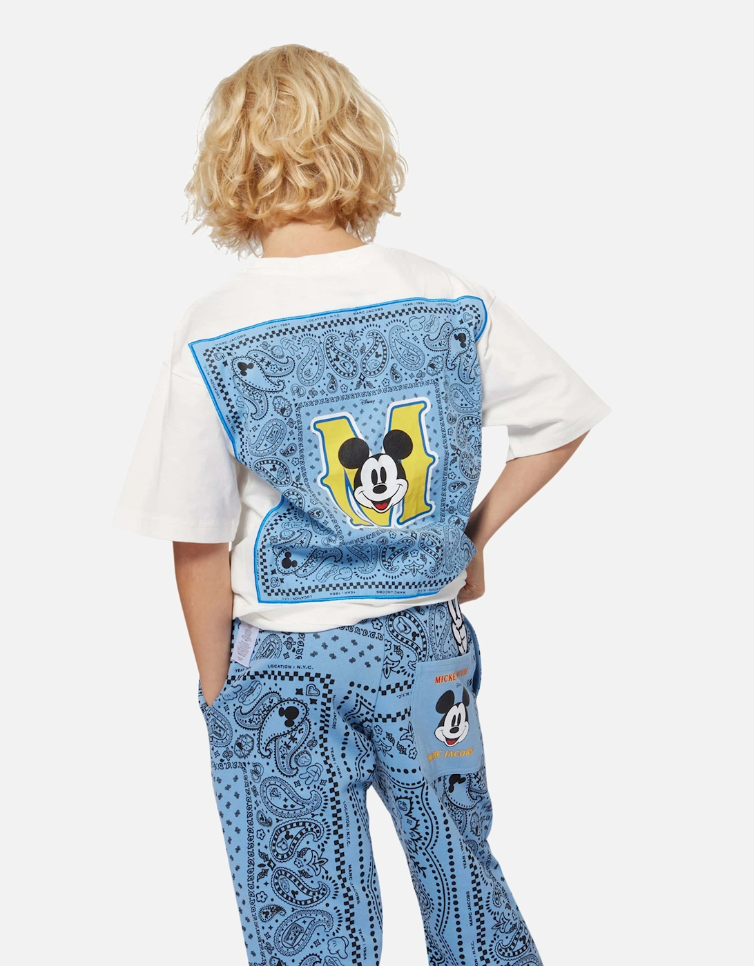 Boys Mickey Mouse T-Shirt in Ivory