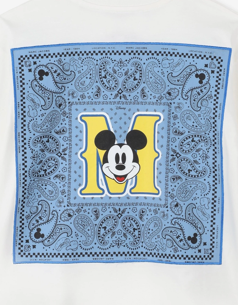 Boys Mickey Mouse T-Shirt in Ivory