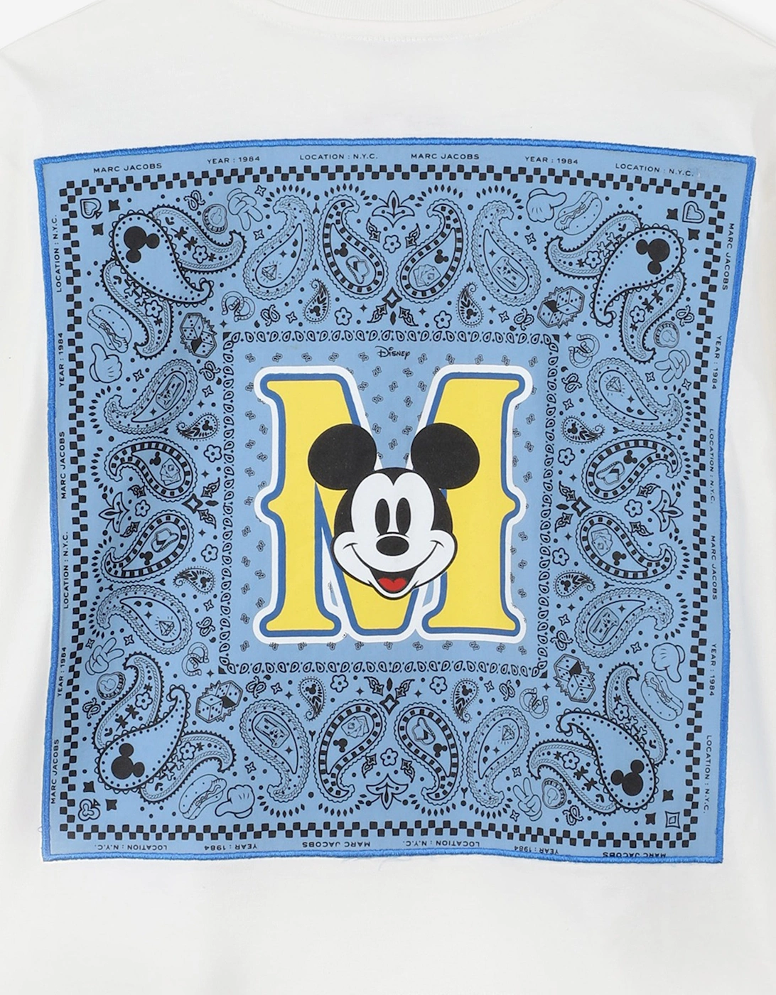 Boys Mickey Mouse T-Shirt in Ivory