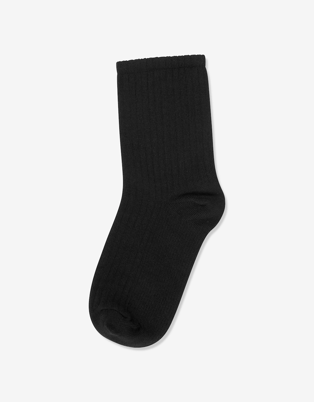 Kids Monogram Logo Socks in Black
