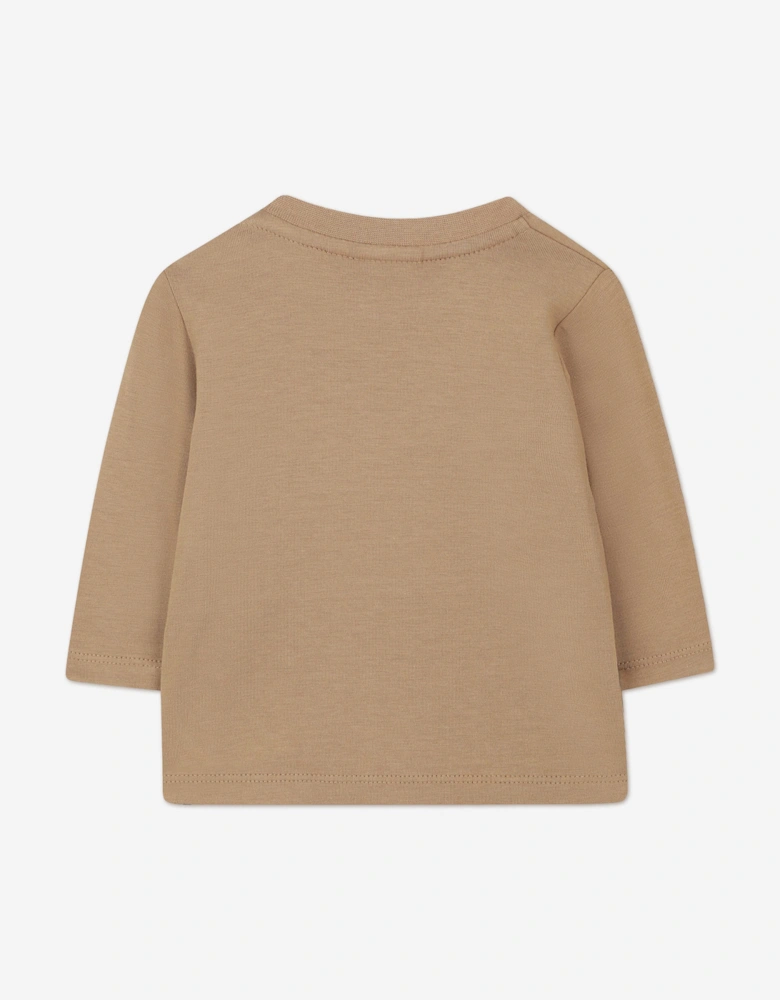 BOSS Baby Boys 3 Piece Tracksuit Set in Brown