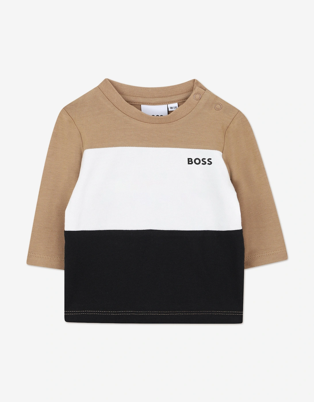 BOSS Baby Boys 3 Piece Tracksuit Set in Brown