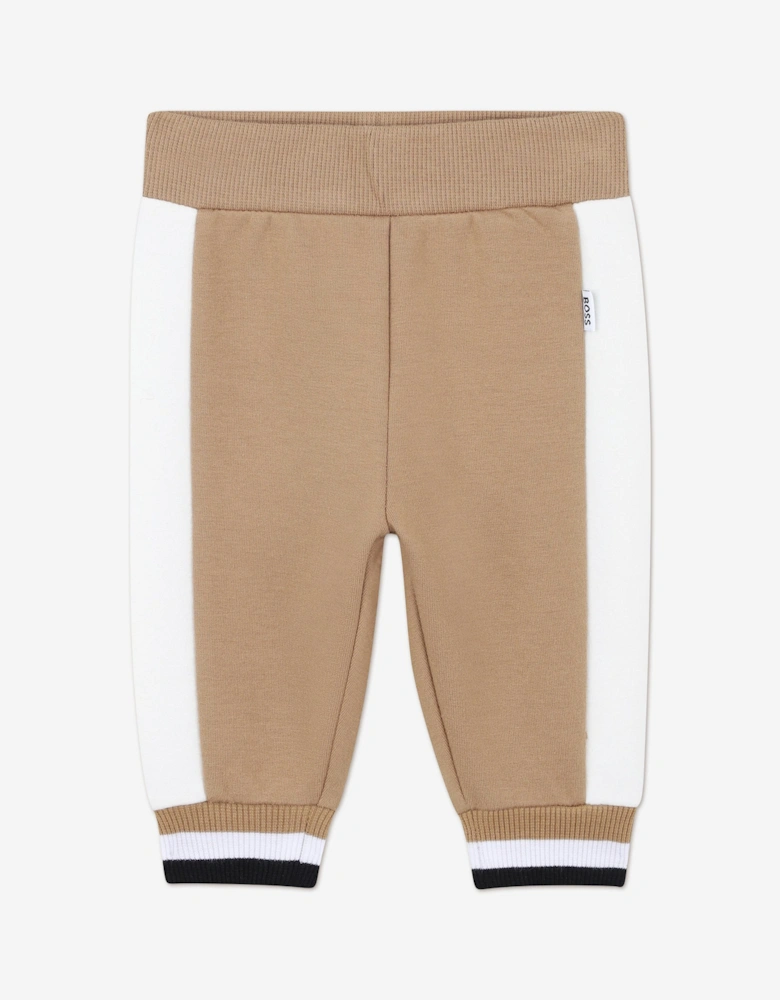 BOSS Baby Boys 3 Piece Tracksuit Set in Brown