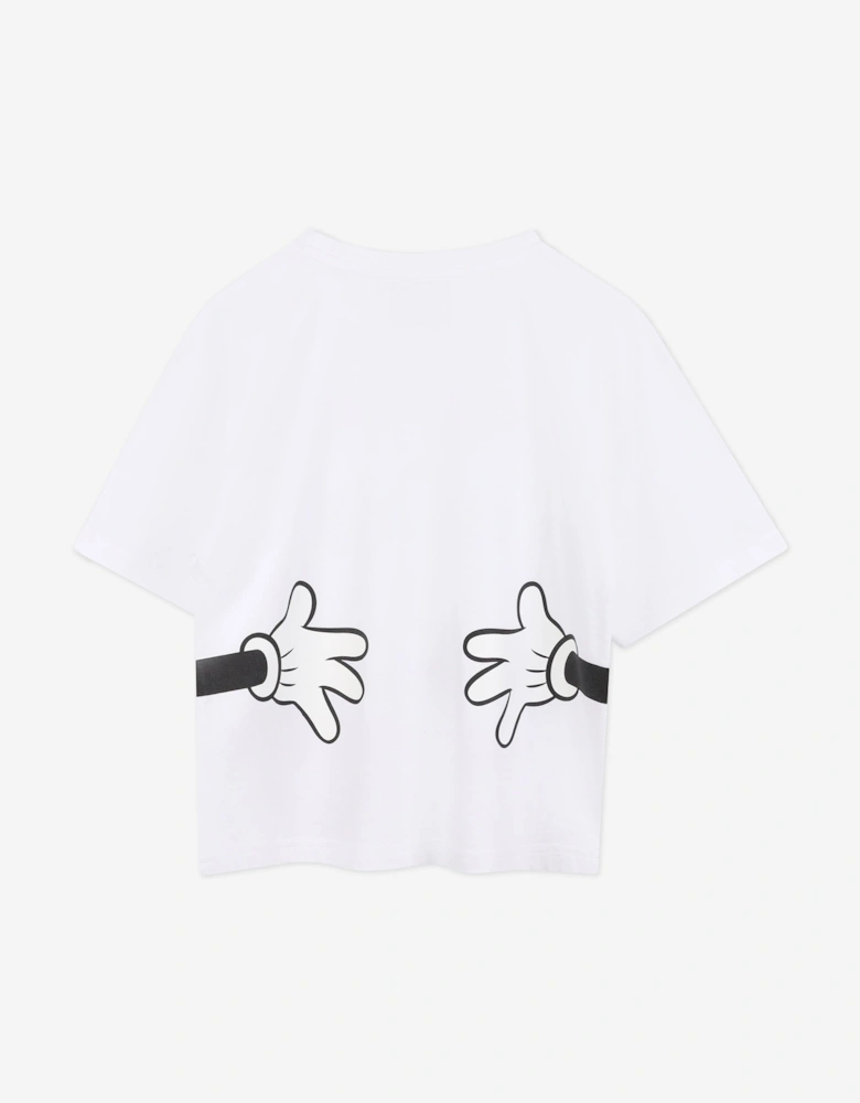 Kids Disney's Mickey Mouse T-Shirt in White