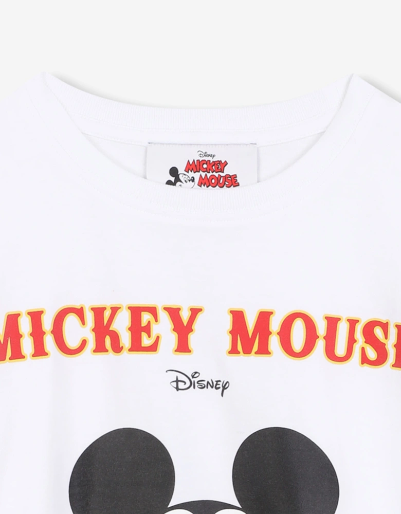 Kids Disney's Mickey Mouse T-Shirt in White