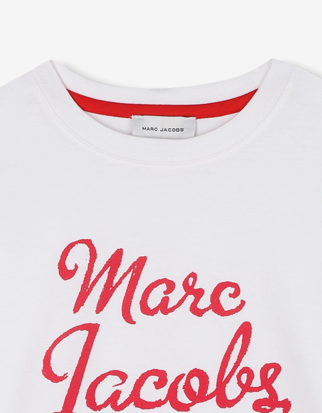 Girls Lipstick Logo T-Shirt in White