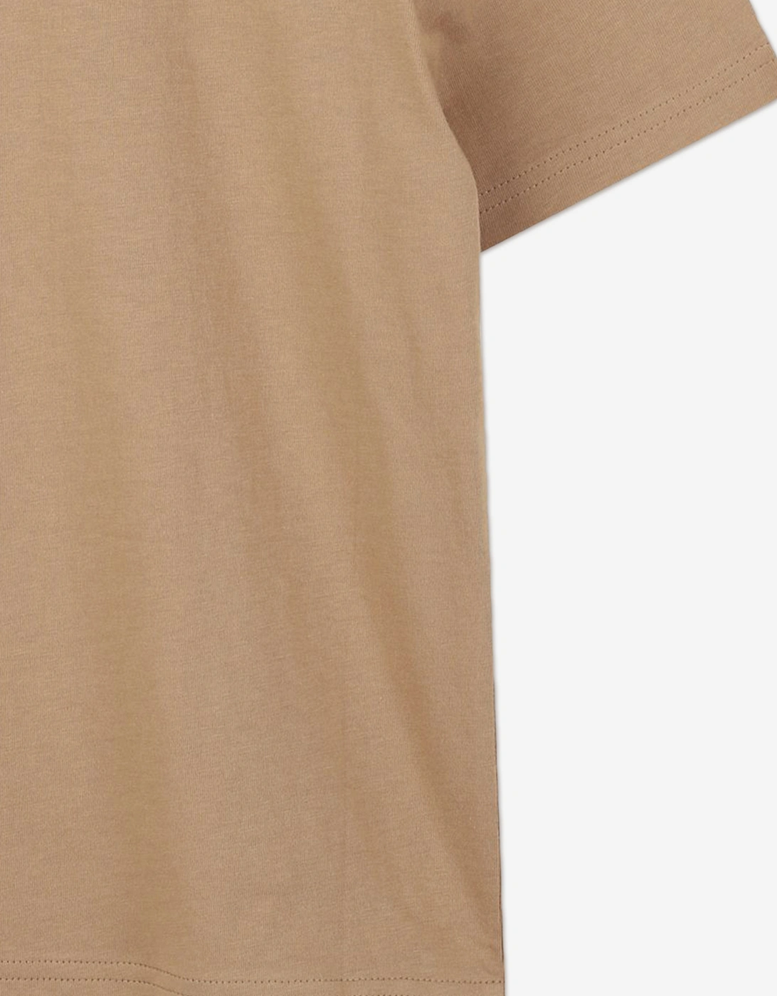 BOSS Boys Logo Print T-Shirt in Brown