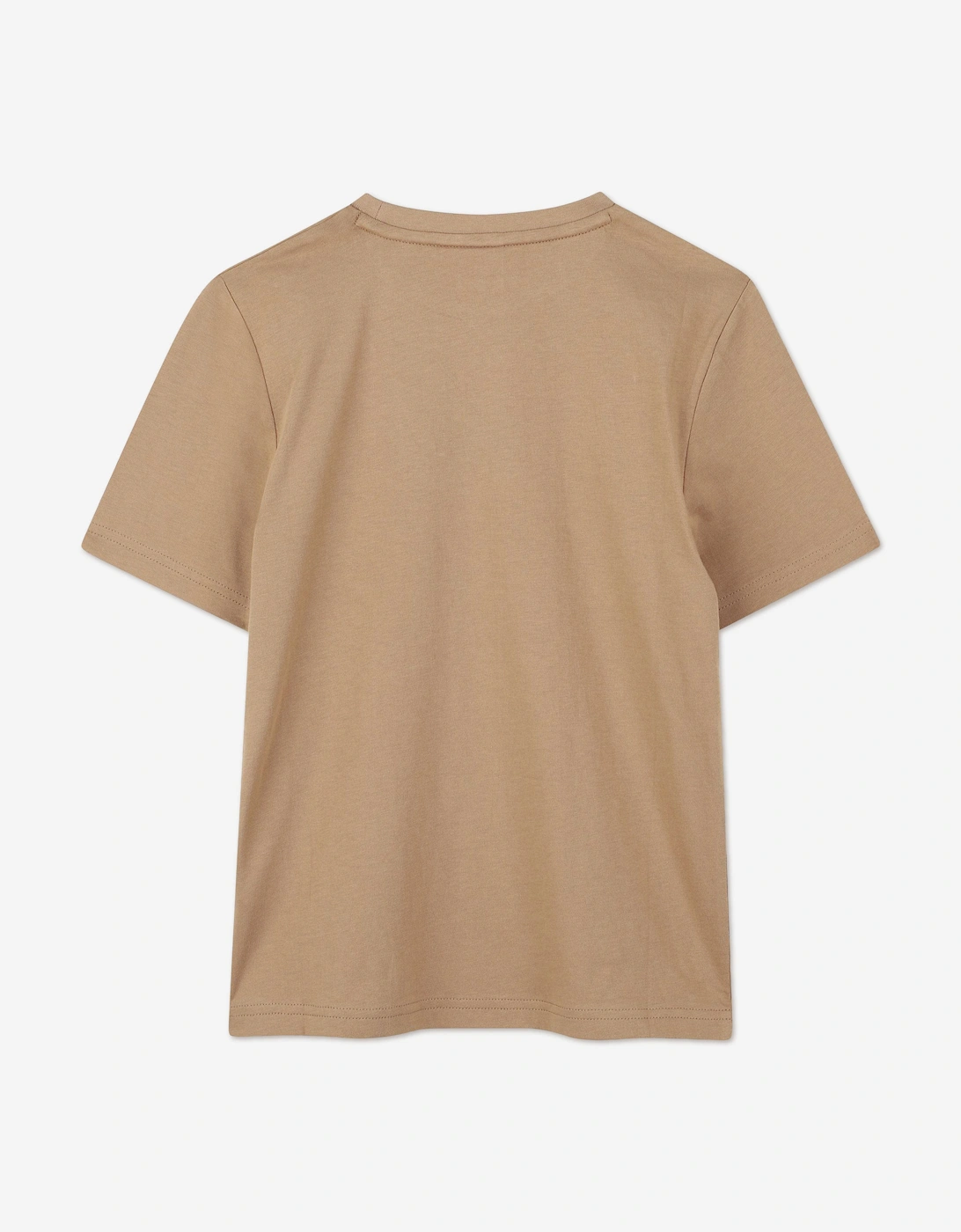 BOSS Boys Logo Print T-Shirt in Brown