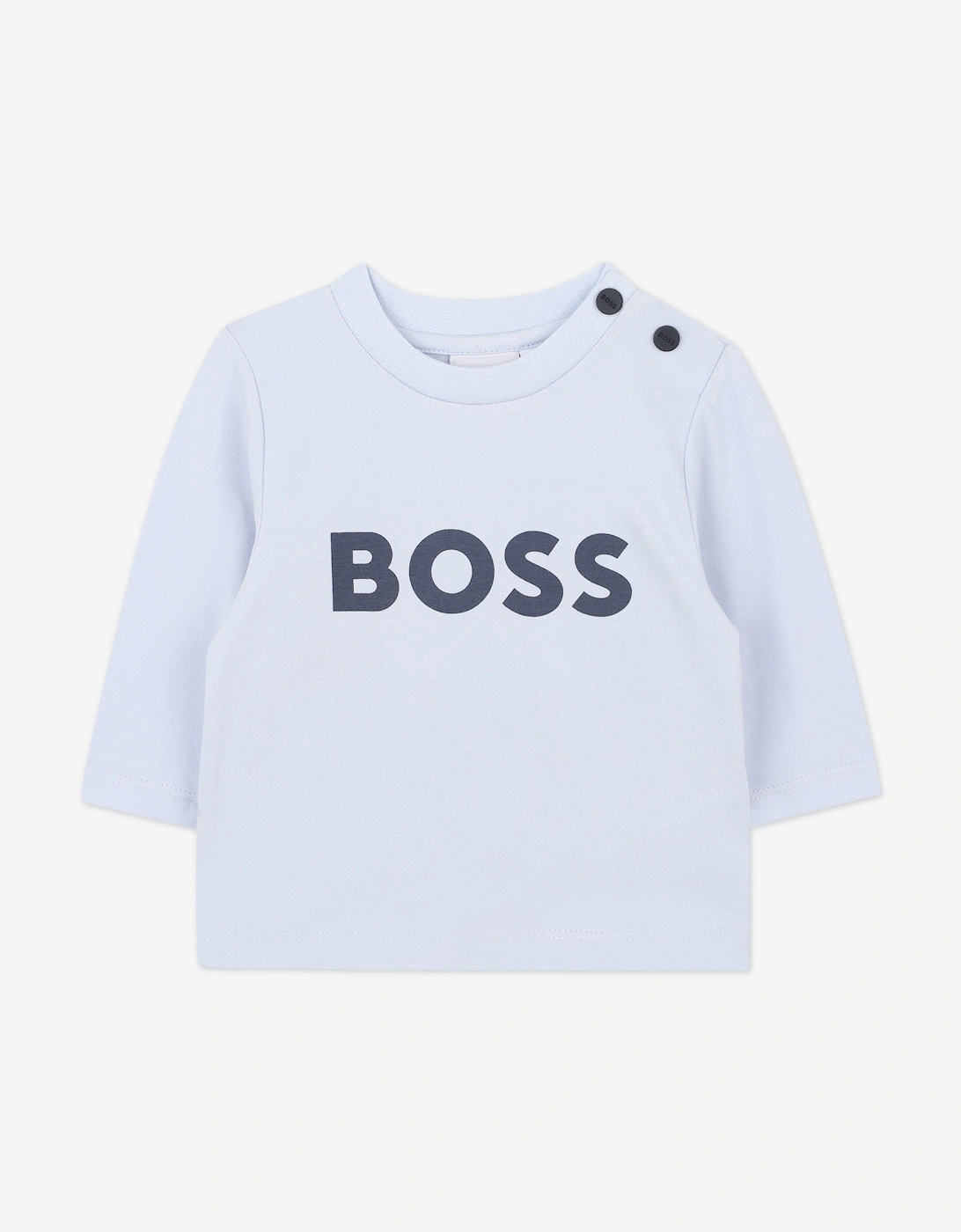 BOSS Baby Boys Dungarees and T-Shirt Set in Navy