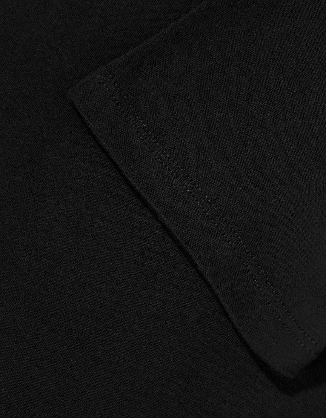 Girls Striped Logo Jersey Dress in Black