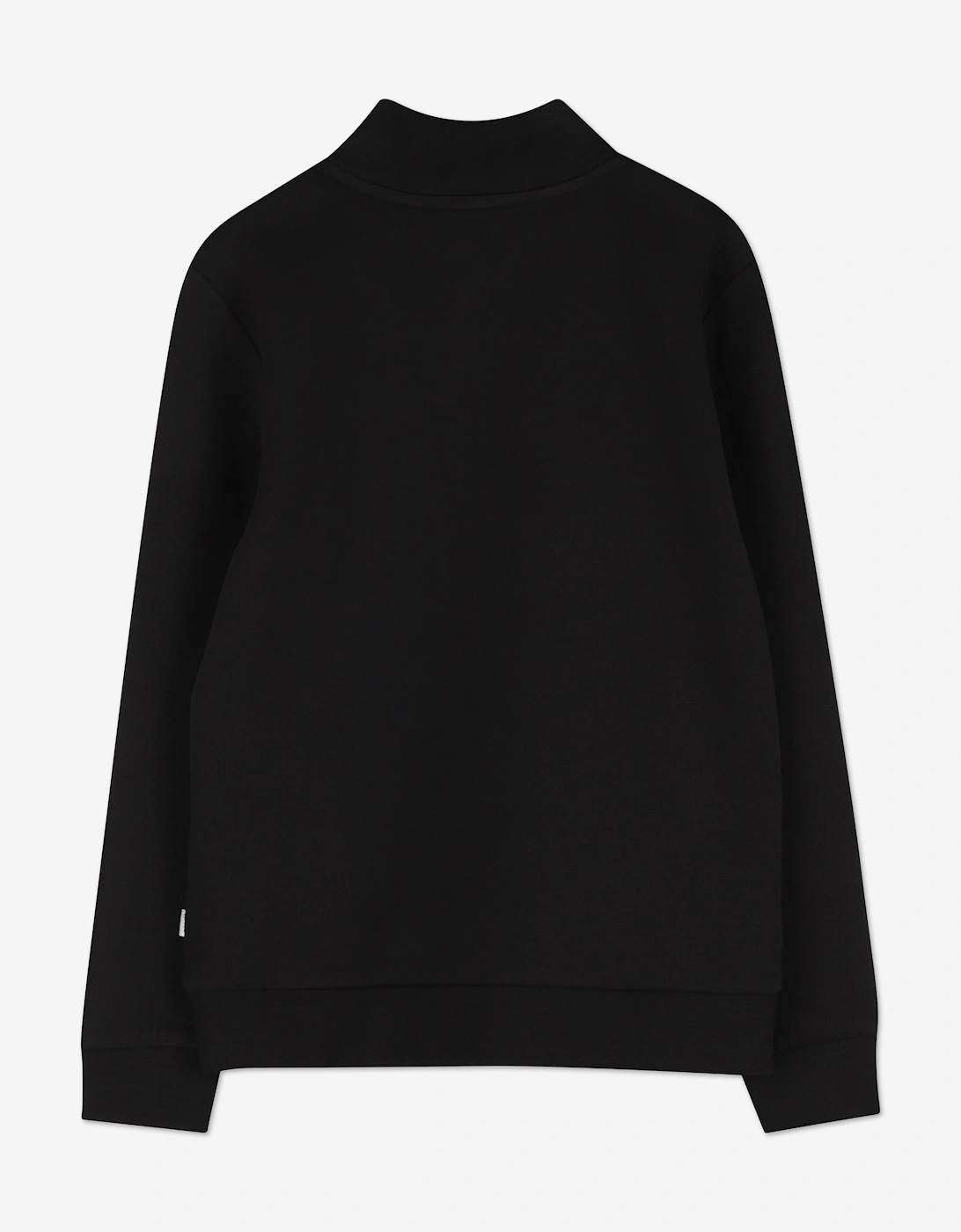 BOSS Boys Half Zip Sweatshirt in Black