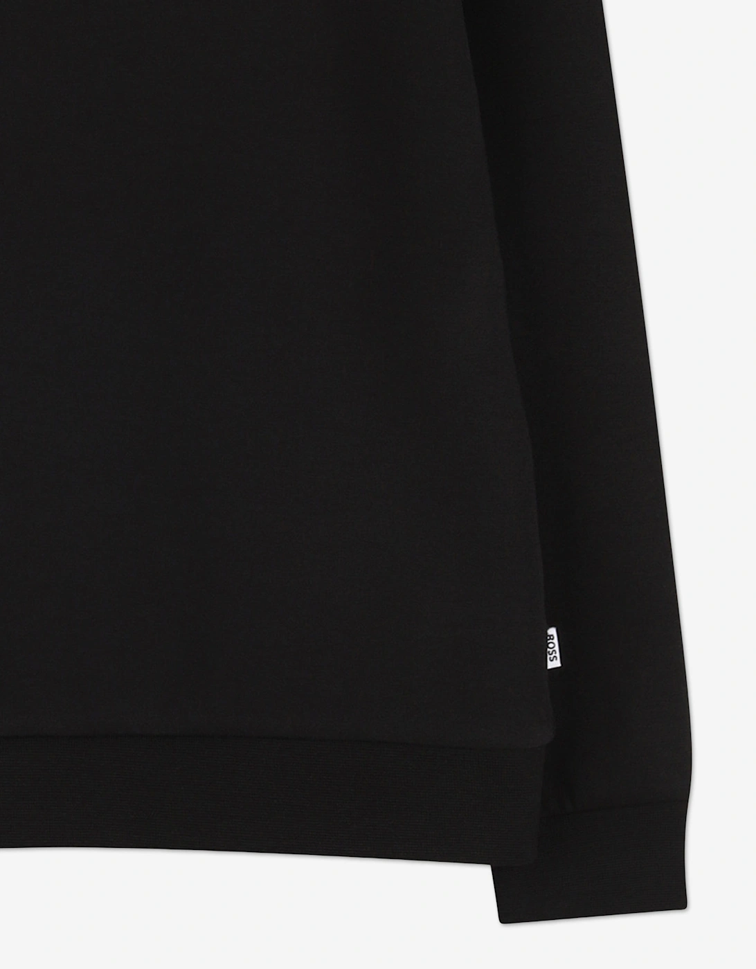 BOSS Boys Half Zip Sweatshirt in Black