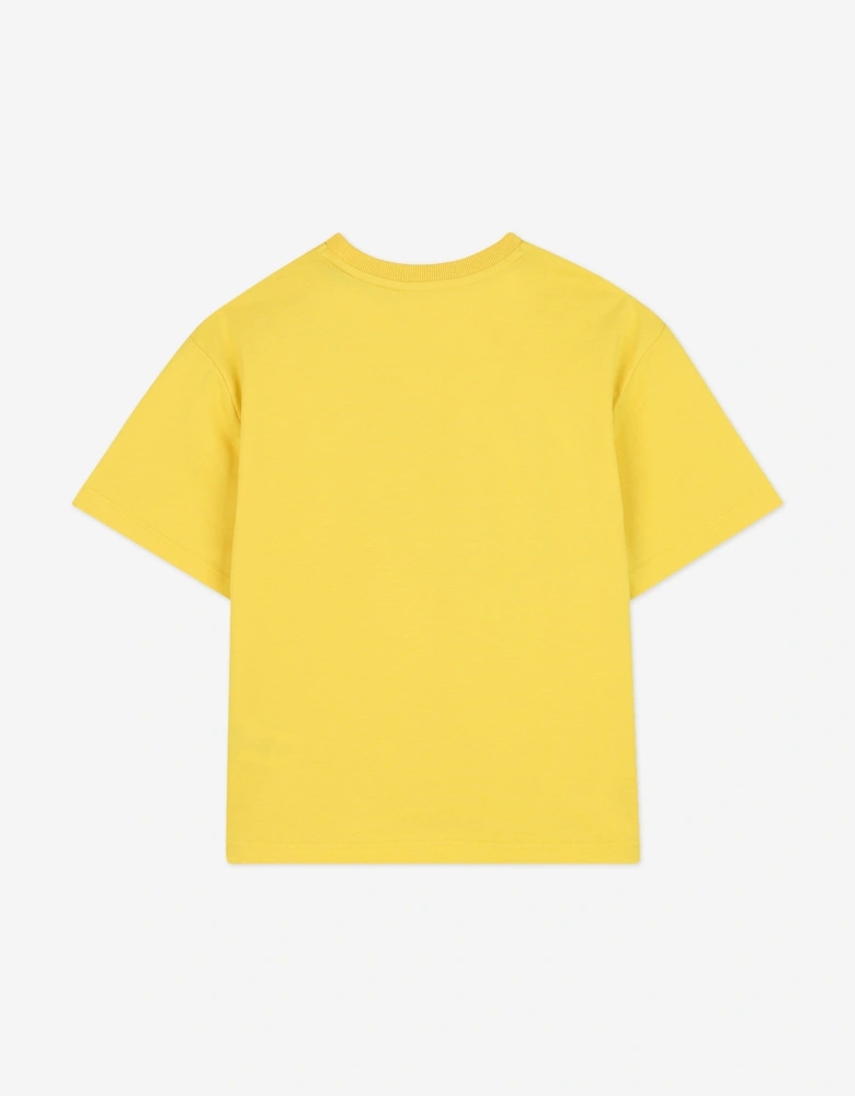 Boys Belt Bag Print T-Shirt in Yellow
