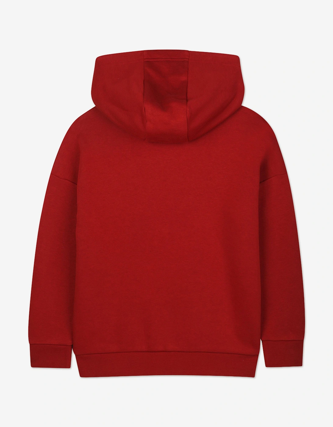 BOSS Boys Logo Print Hoodie in Red