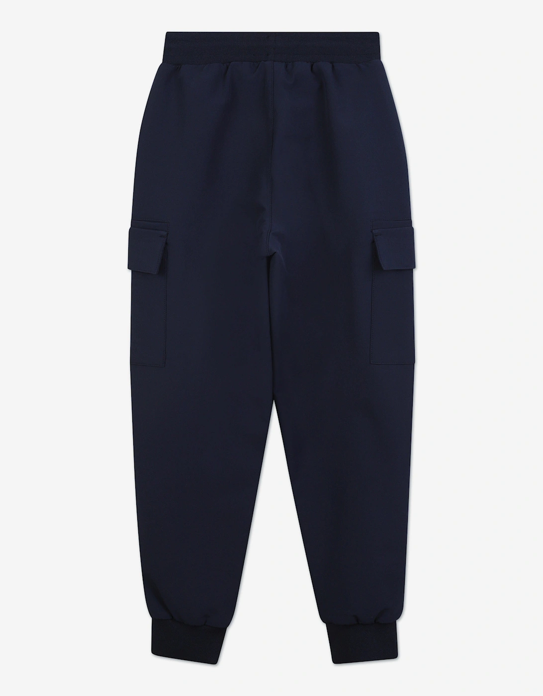 BOSS Boys Cargo Track Pants in Navy