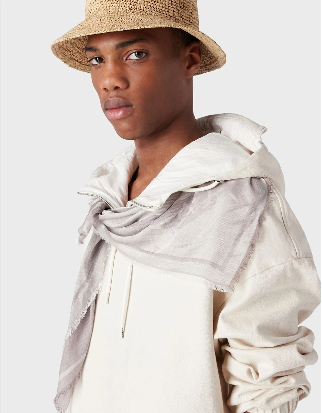 Quarter Z|ip Hooded Jacket