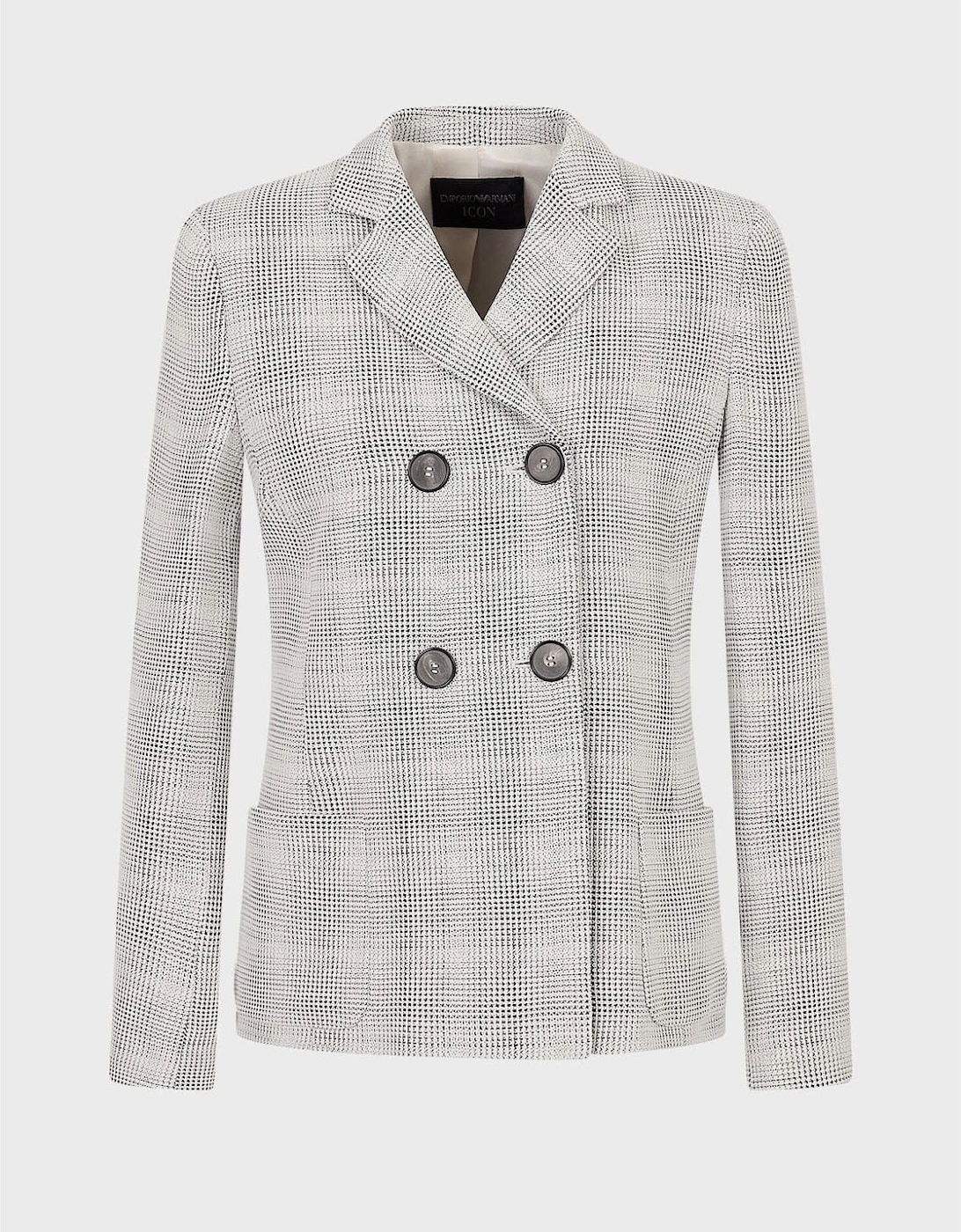 Double-Breasted Jacquard Blazer, 2 of 1