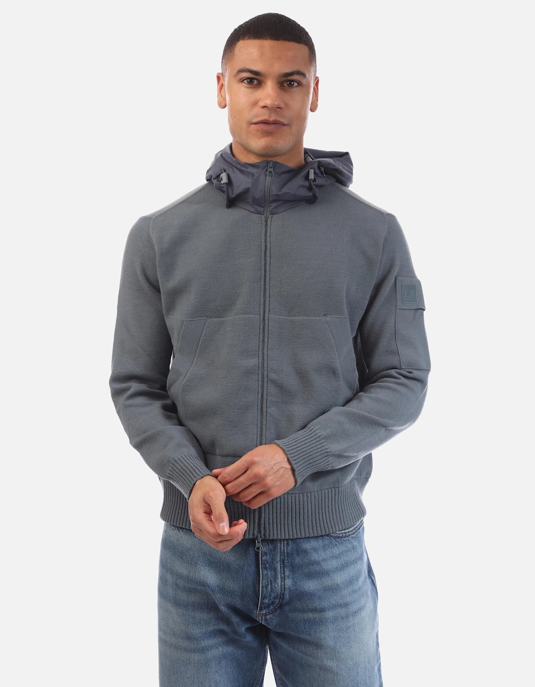 Extrafine Merino Wool Full Zip Hoodie, 5 of 4