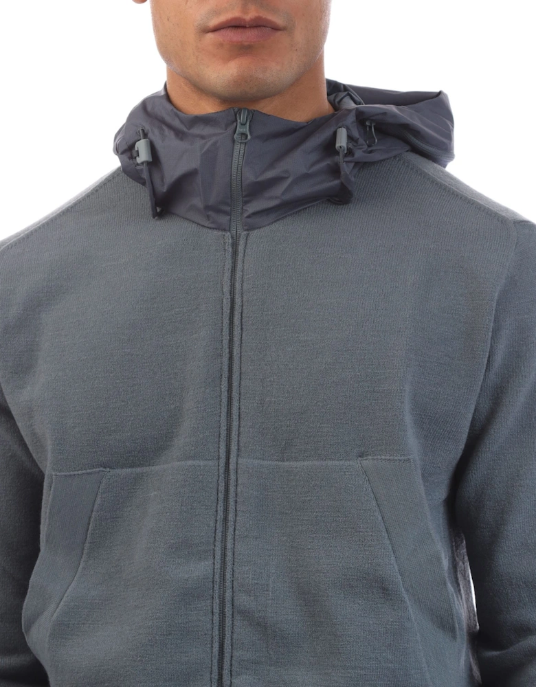 Extrafine Merino Wool Full Zip Hoodie