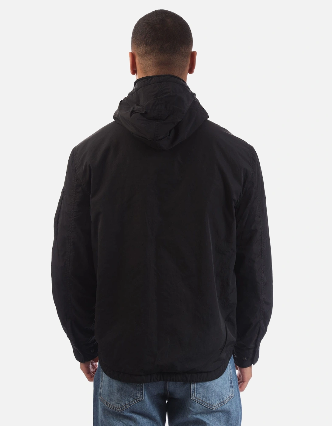 Chrome-R Hooded Zipped Overshirt