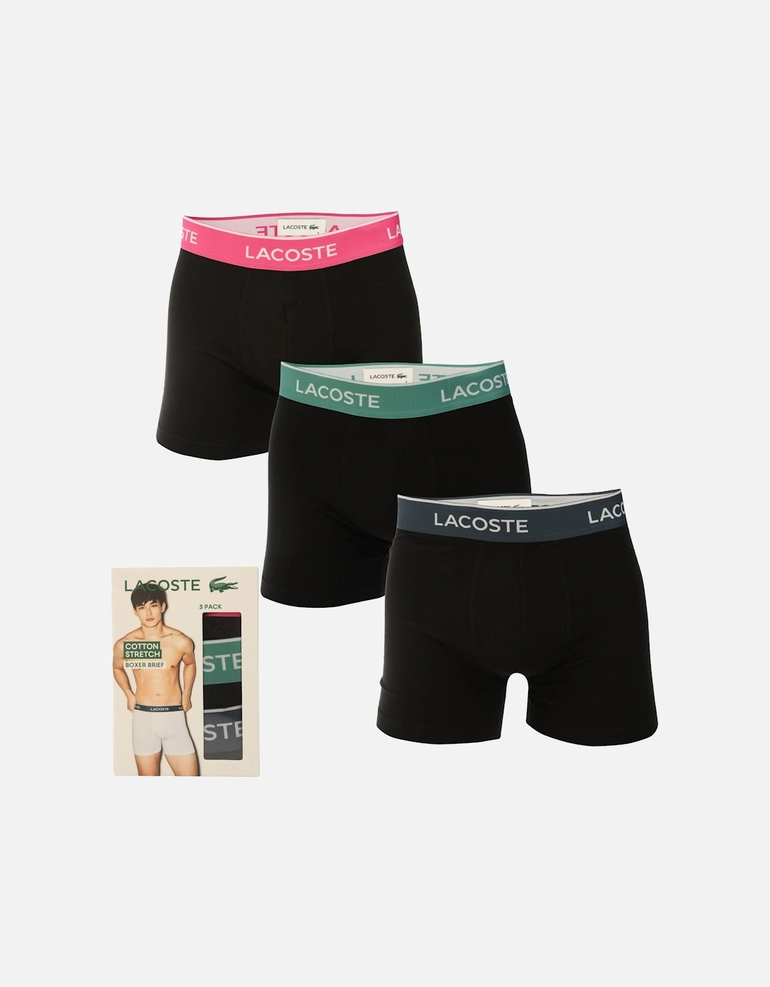 3-Pack Stretch Cotton Boxer Briefs, 5 of 4