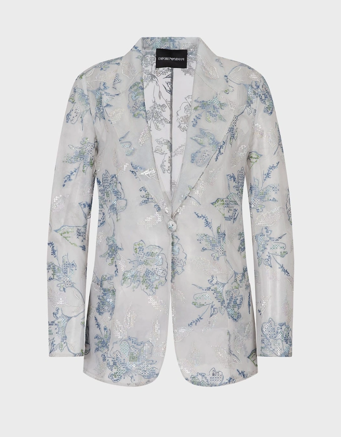 Tulle Blazer with Sequins and Embroidery, 2 of 1