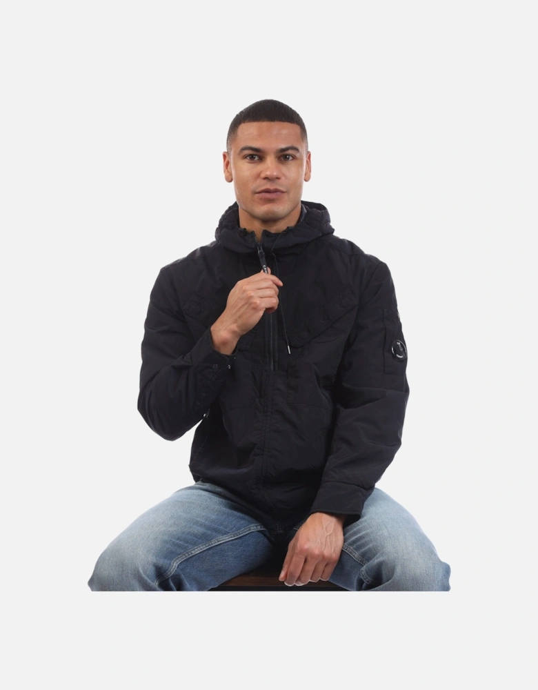 Chrome-R Hooded Zipped Overshirt