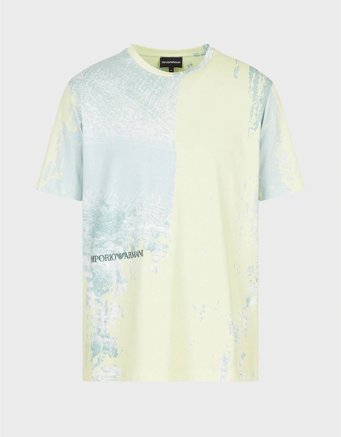 Jersey T-Shirt with Allover City Print