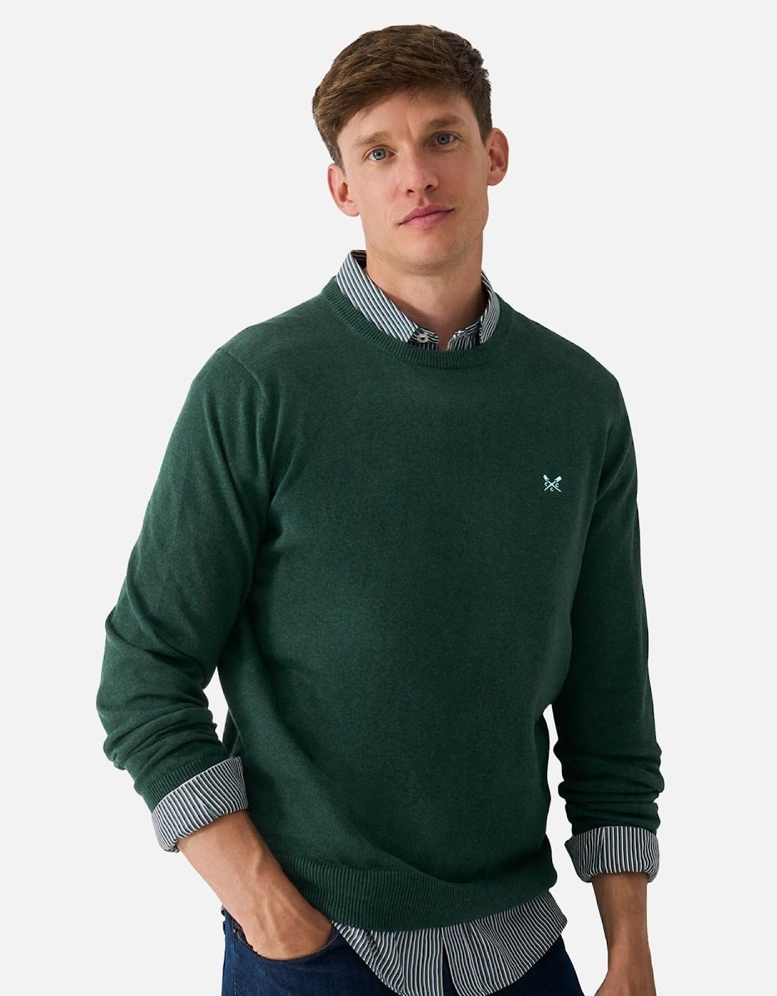 Mens Organic Cotton Crew Sweatshirt, 2 of 1