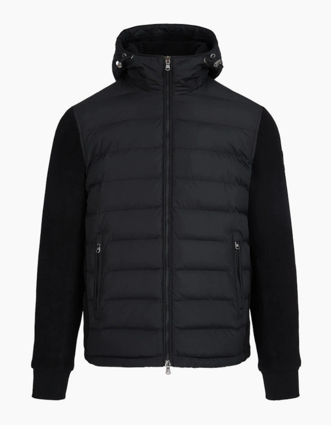 Men's Sandbanks Outlander Hybrid Puffer Jacket Black - Size: 46/Regular