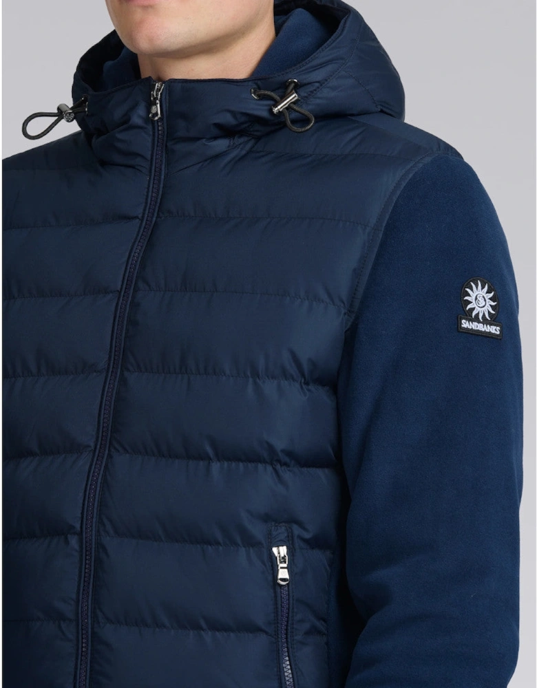 Outlander Hybrid Puffer Jacket Navy