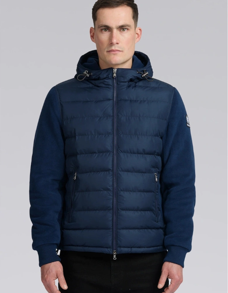 Outlander Hybrid Puffer Jacket Navy