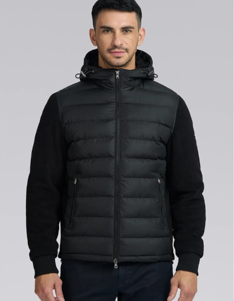 Outlander Hybrid Puffer Jacket Black