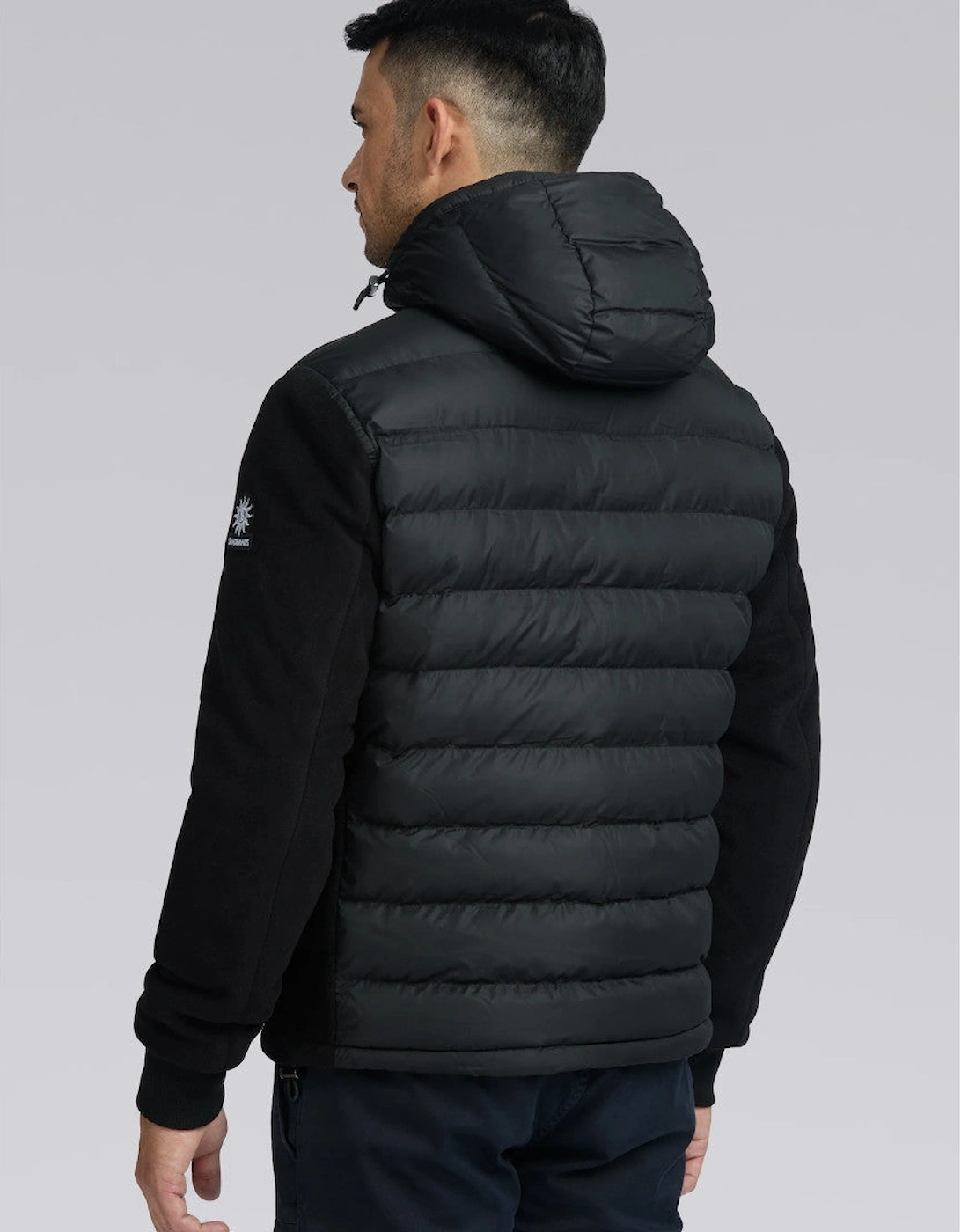 Outlander Hybrid Puffer Jacket Black