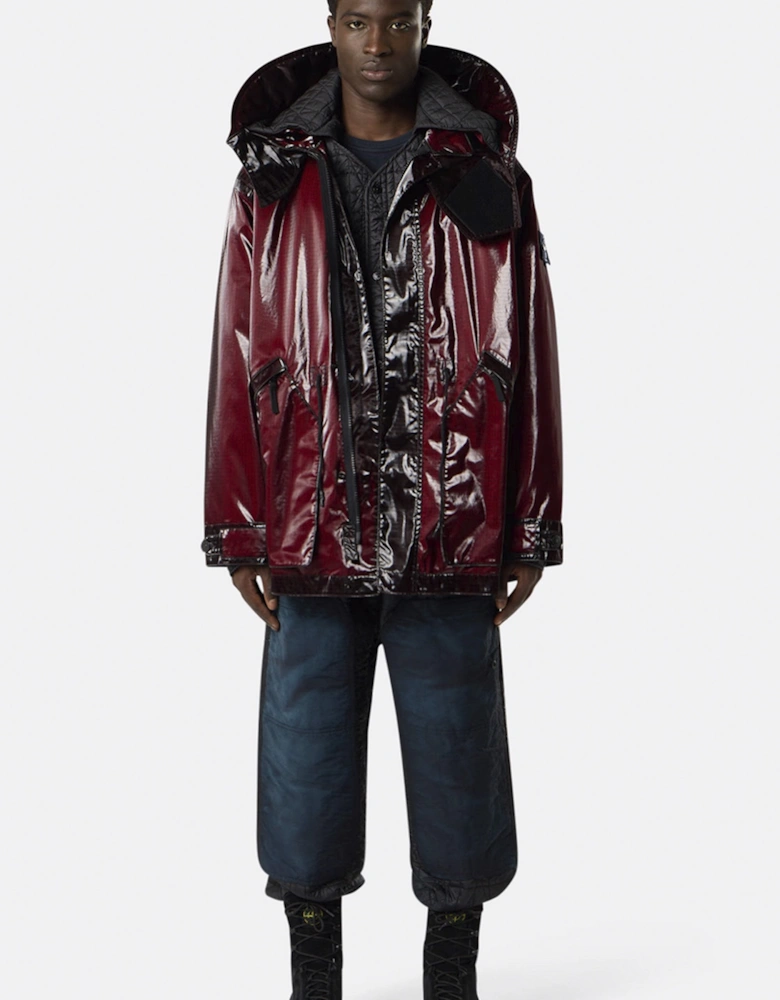 Short S0237 Parka Dark Red