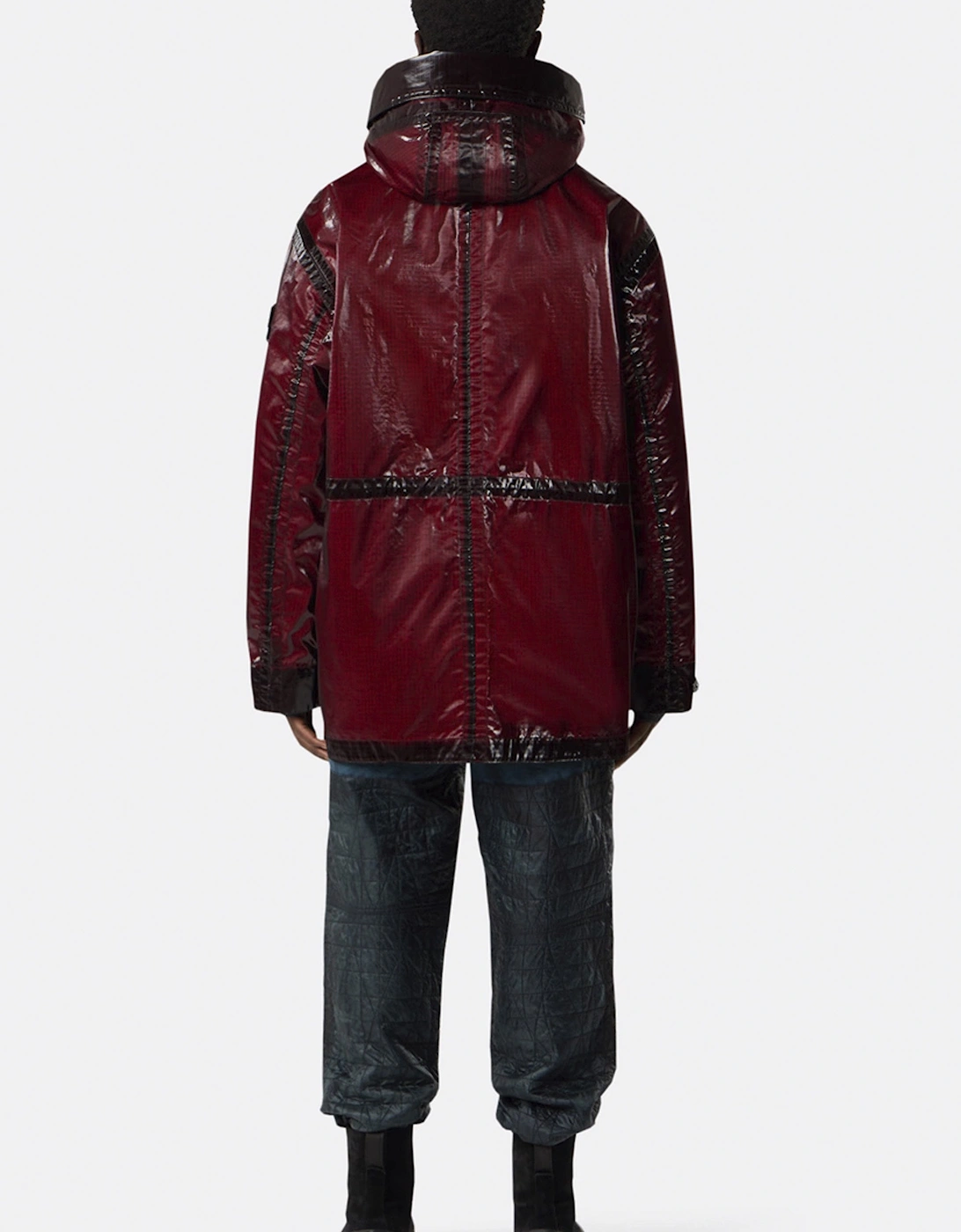 Short S0237 Parka Dark Red