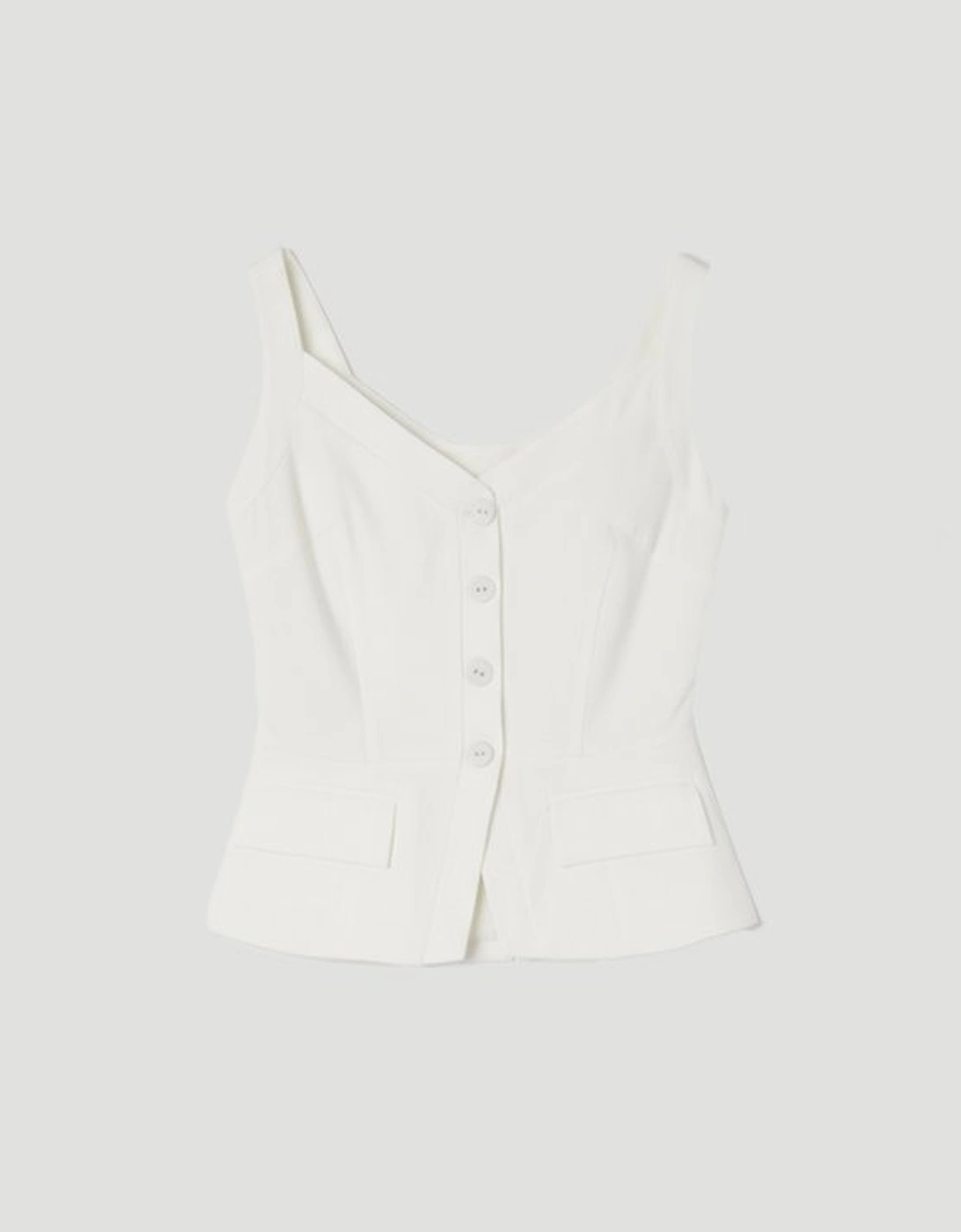 Tailored Tux Corset Top
