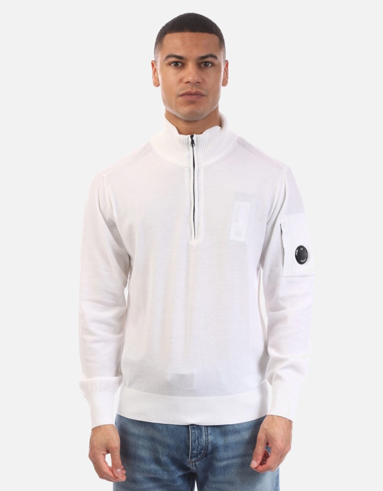 Extrafine Merino Wool Half-Zip Sweater