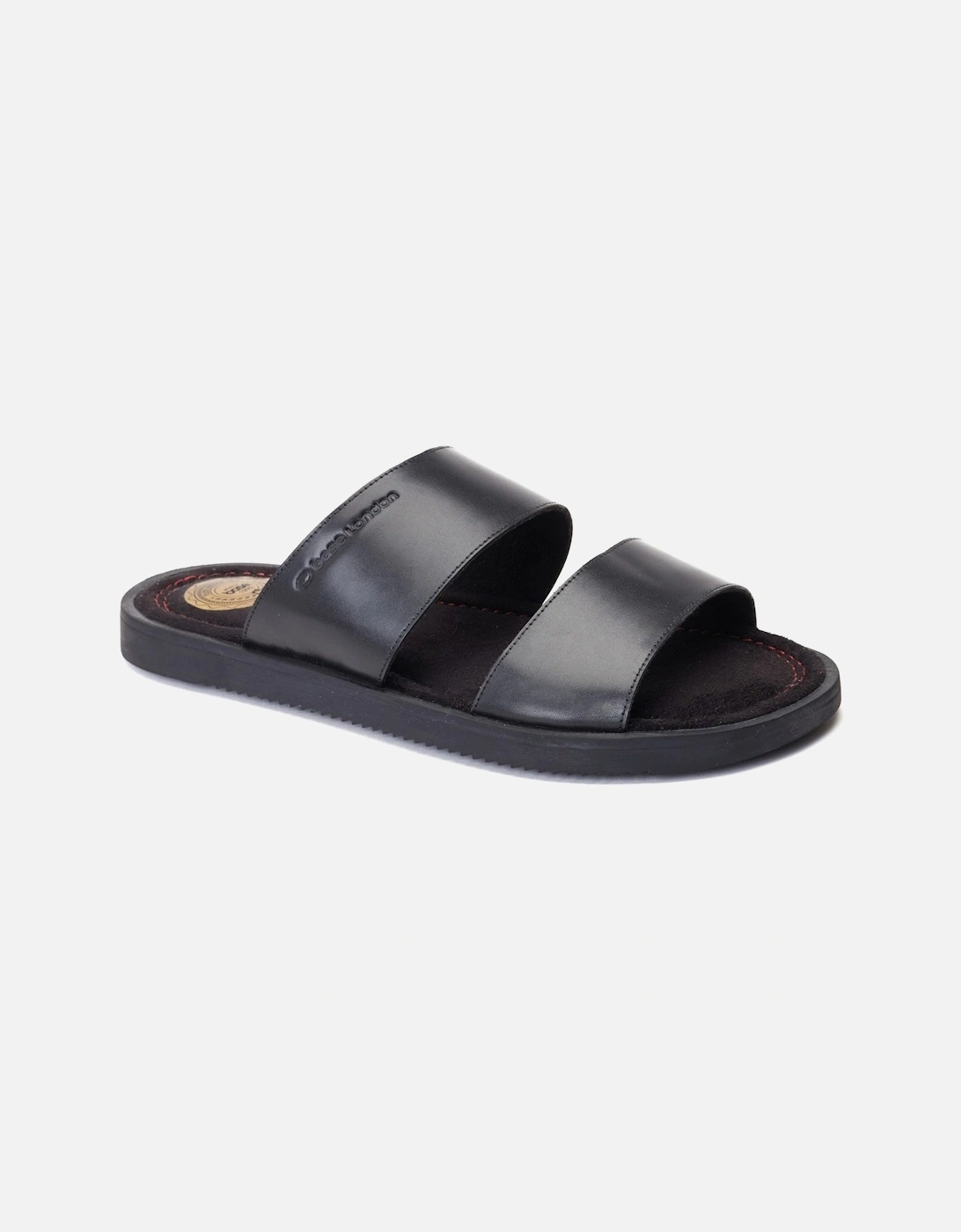 London MAVEN Mens Sandals Black