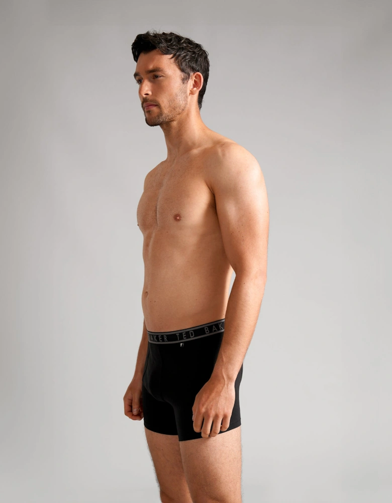 3-Pack Cotton Boxer Briefs Mens Boxer Briefs Heather Grey/Kinsel Red/Black